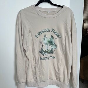 Amazon Cream Graphic Nursing Sweater